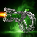Pistolet à Eau Électrique — Design Futuriste, Tir en Continu