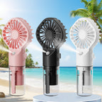 Mini Ventilateur Brumisateur — Vent et Brume Fraîche